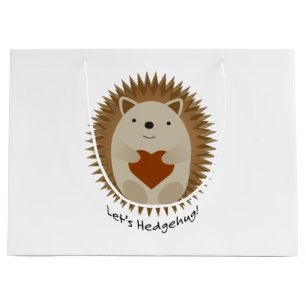 Lets Hedgehug Hegehog Large Gift Bag