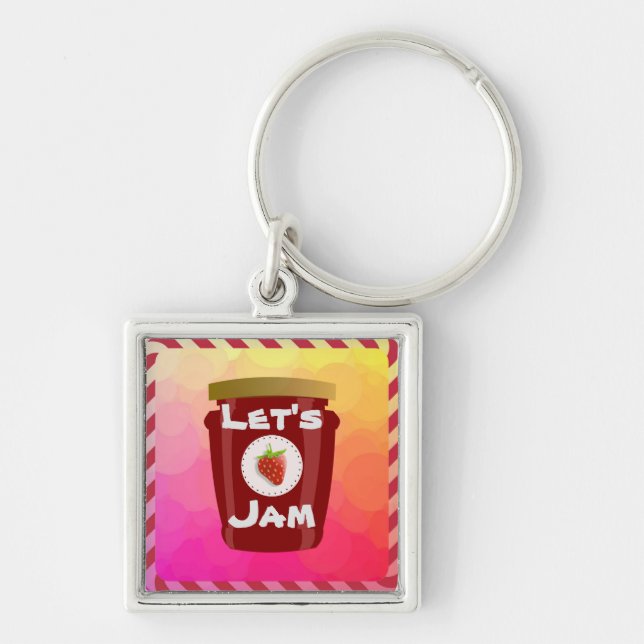 Let's Jam Keychain (Front)
