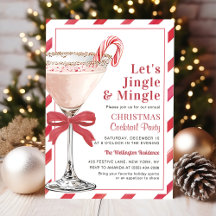 Lets Jingle and Mingle Christmas Cocktail Party