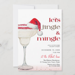 Let's jingle & mingle Holiday party Invitation