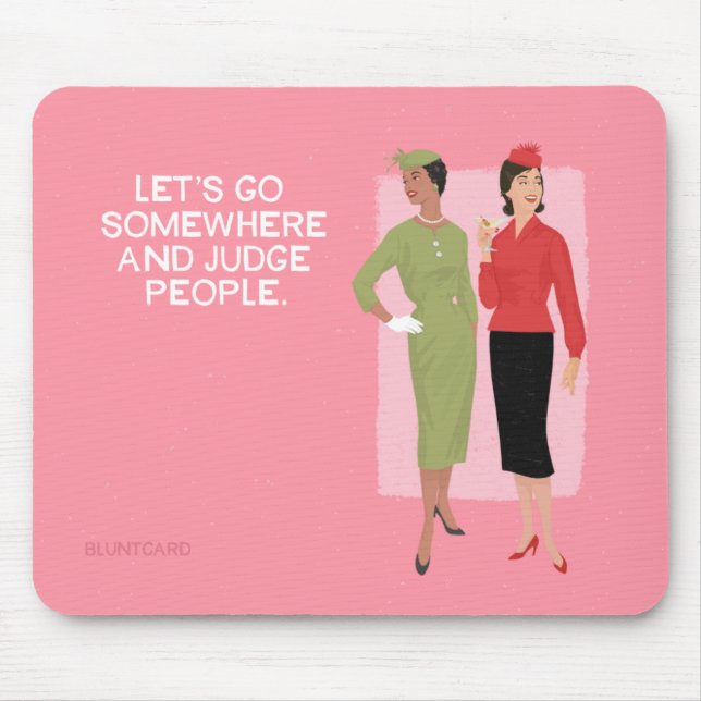 Let's Judge Mouse Pad (Front)