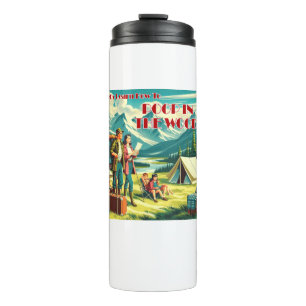 Let's Learn How To Poop In The Woods Camping Thermal Tumbler