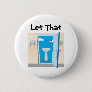Lets let that sink in funny plumber dad joke 2 inch round button