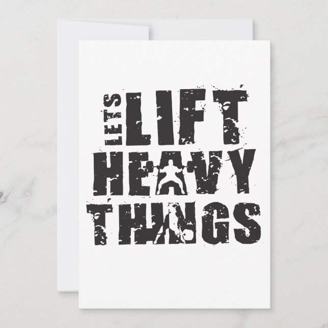 Lets Lift Heavy Things Workout Fitness Crossfit Po (Front)