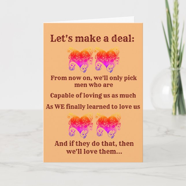 Let's Make a Deal Card (Front)