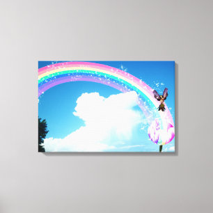 Let's Make a Rainbow Canvas Print