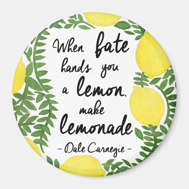 Let's Make Lemonade Magnet (Front)