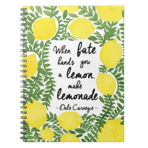 Let's Make Lemonade Notebook