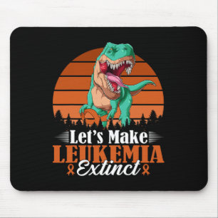 Let's Make Leukaemia Extinct Dinosaur Saurus Warri Mouse Pad
