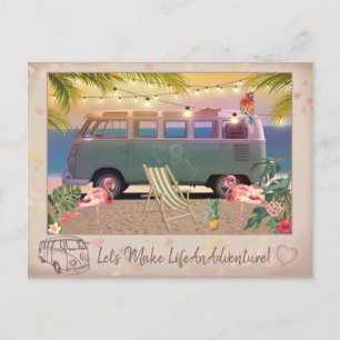 Let's Make Life An Adventure Postcard