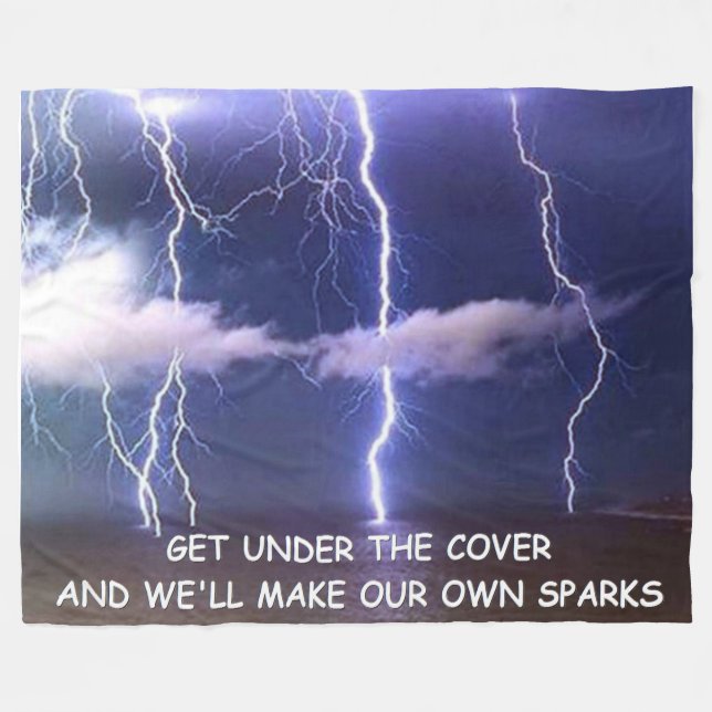 LET'S MAKE OUR OWN SPARKS FLEECE BLANKET (Front (Horizontal))