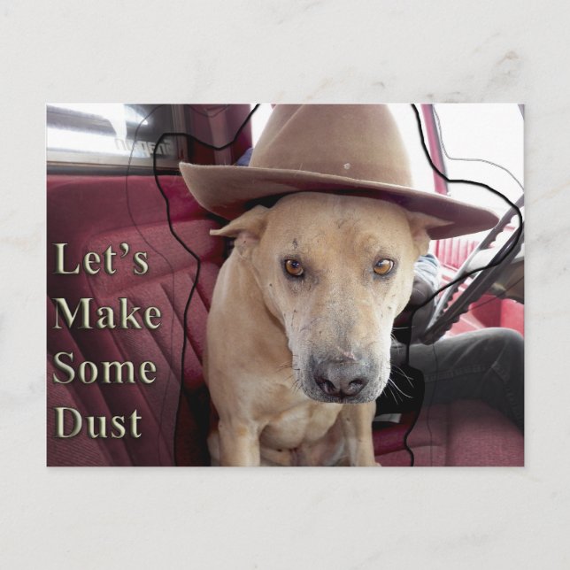Let's Make Some Dust...Mookie Says Postcard (Front)