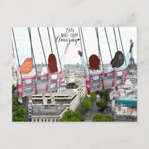 Let's Make today Amazing Postcard