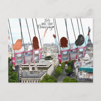 Let's Make today Amazing Postcard