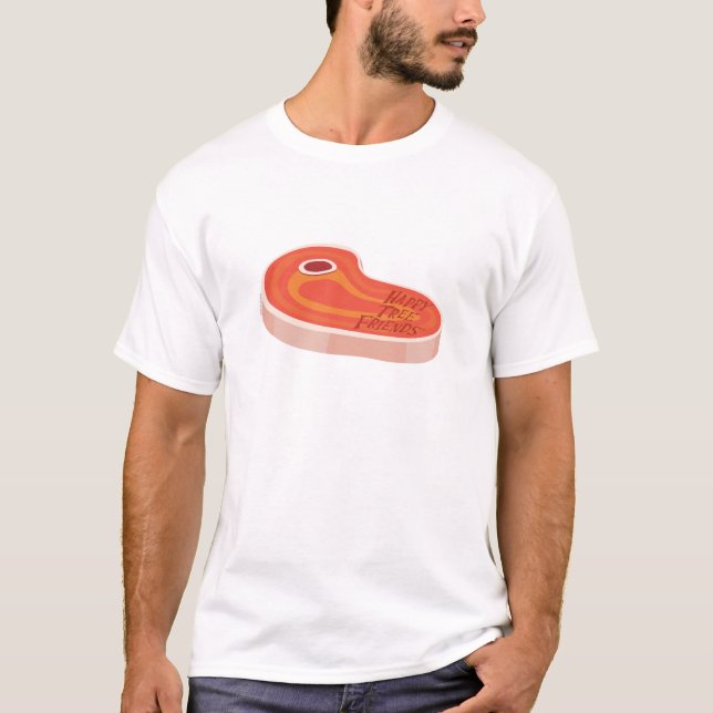 Let's Meat Up! T-Shirt (Front)