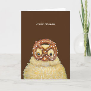 Let's meet for snacks card