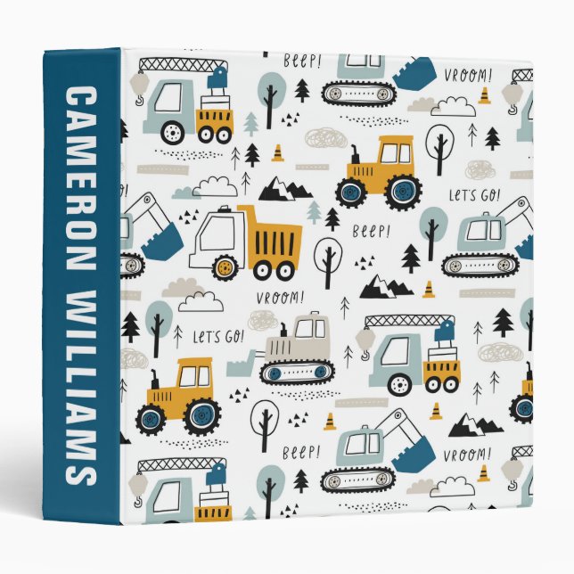 Let's Move Vehicle Pattern Binder (Front/Spine)