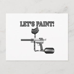Lets Paint 3 Postcard