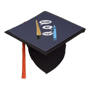 Lets Paint The Town!  Graduation Cap Topper