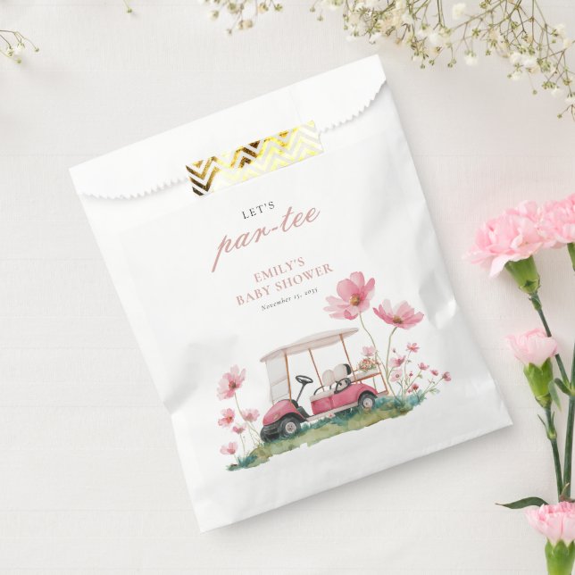 Let's Par-tee Golf Baby Shower Favour Bag (Sealed)