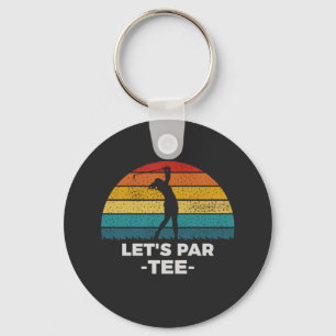 let's par tee keychain
