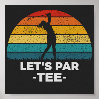 let's par tee poster