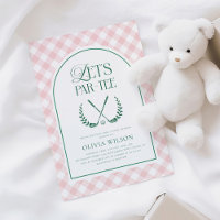 Let's Par-Tee Preppy Golf Girl Baby Shower