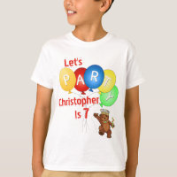 Let's Party 7th Birthday Bear Prince