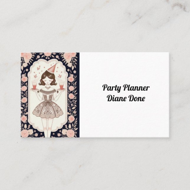 Let's Party Business Card (Front)