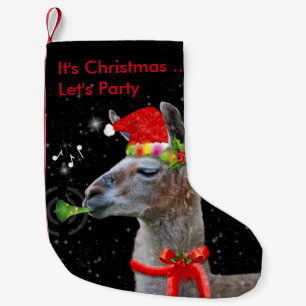 Let's Party Christmas Stocking