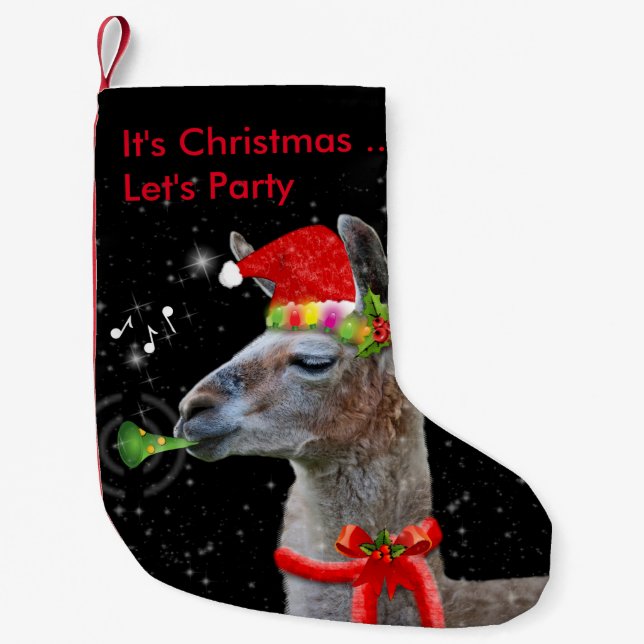 Let's Party Christmas Stocking (Front)