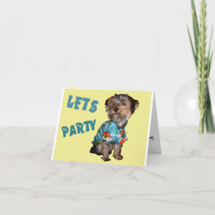 LET'S PARTY - Customize-able Invitation