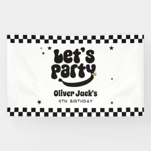 Let's Party Happy Dude Birthday Banner