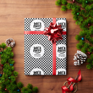 Let's Party Happy Dude Birthday Wrapping Paper