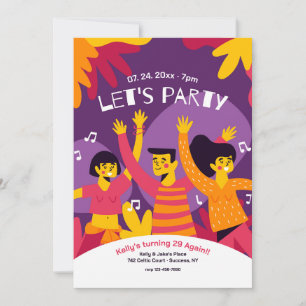 Let's Party Invitation