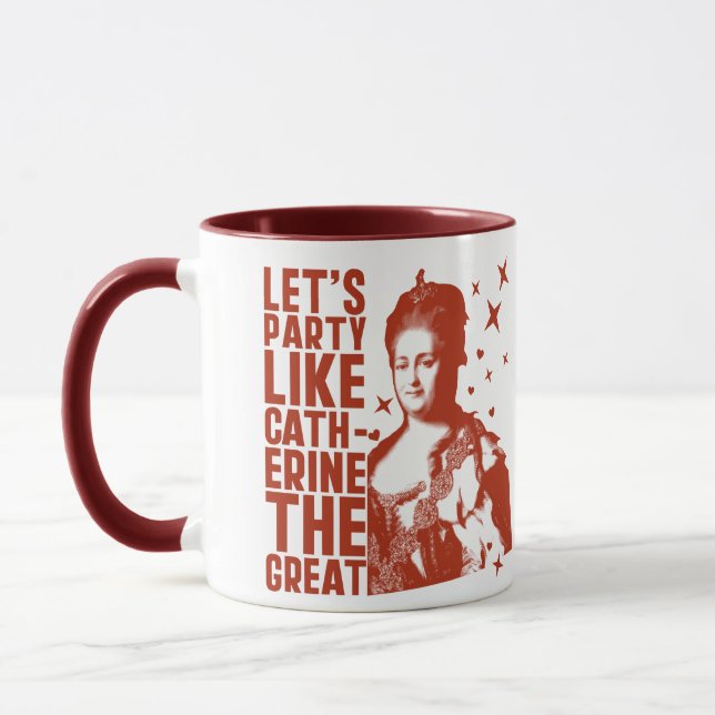 Let's Party Like Catherine The Great Mug (Left)