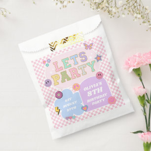 Let's Party Preppy Varsity Patch Birthday Party Favour Bag