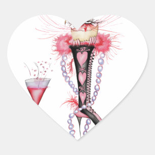 let's party, tony fernandes heart sticker