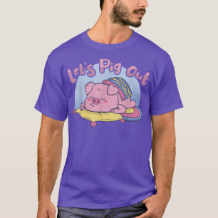 Let's Pig Out BBQ Pig Roast Barbecue T-Shirt