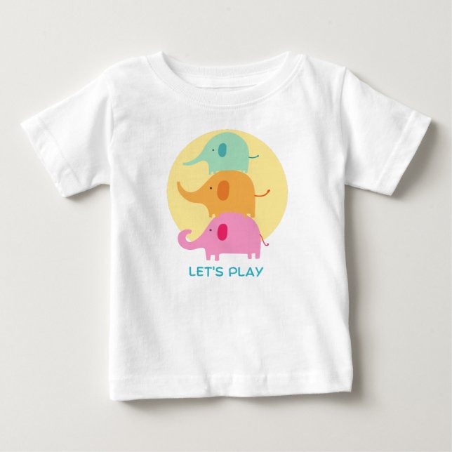 Let's play  baby T-Shirt (Front)