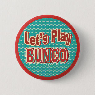 Let's Play Bunco 2 Inch Round Button