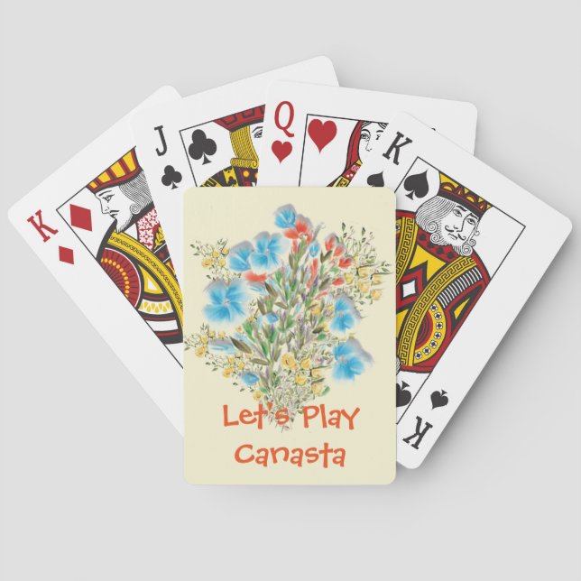 Let's Play Canasta Cards (Back)