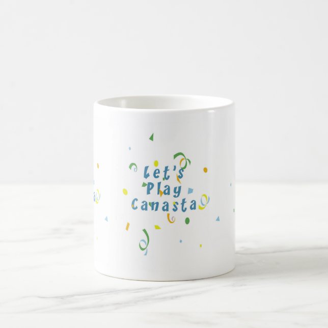 Lets Play Canasta Coffee Mug (Center)