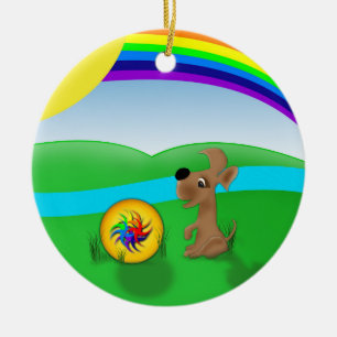 Let's Play   Ceramic Ornament