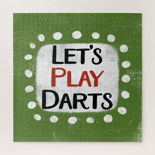 Let's Play Darts Jigsaw Puzzle (Vertical)