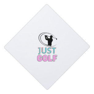 Let's play golf (2) graduation cap topper
