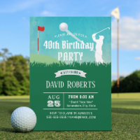 Let's Play Golf Outdoor 40th Birthday Party