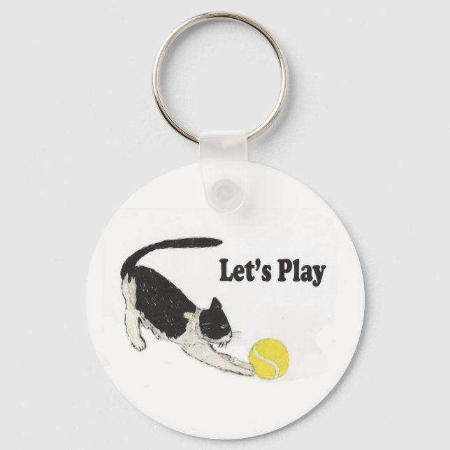 Let's Play Keychain (Front)