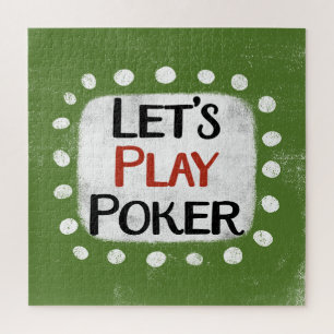 Let's Play Poker Jigsaw Puzzle