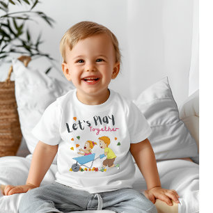 Let's play together baby T-Shirt